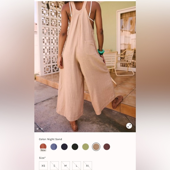 Free People Sun-drenched Overalls - Picture 7 of 7